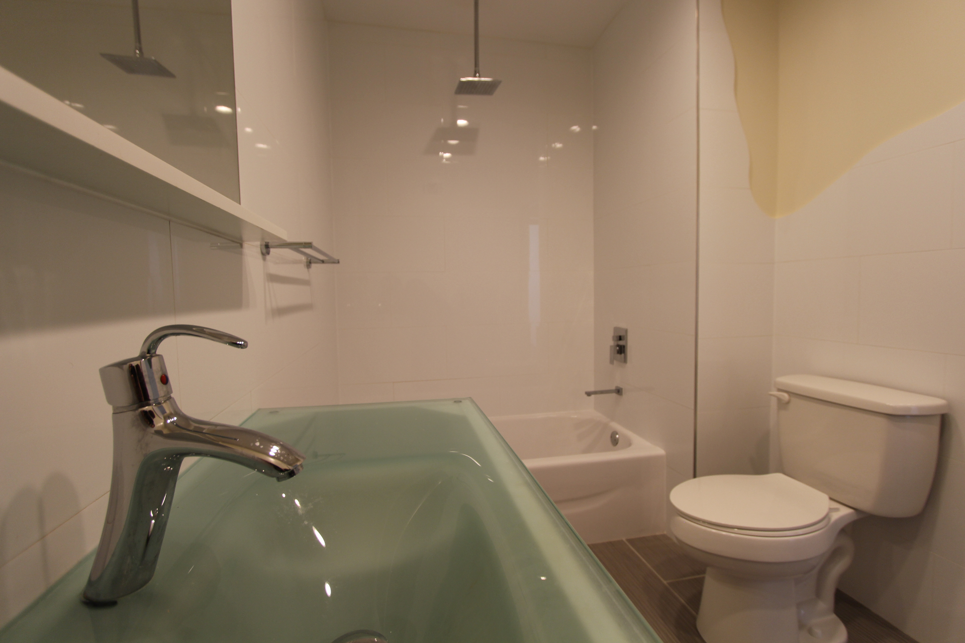 Bathroom with soaking tub